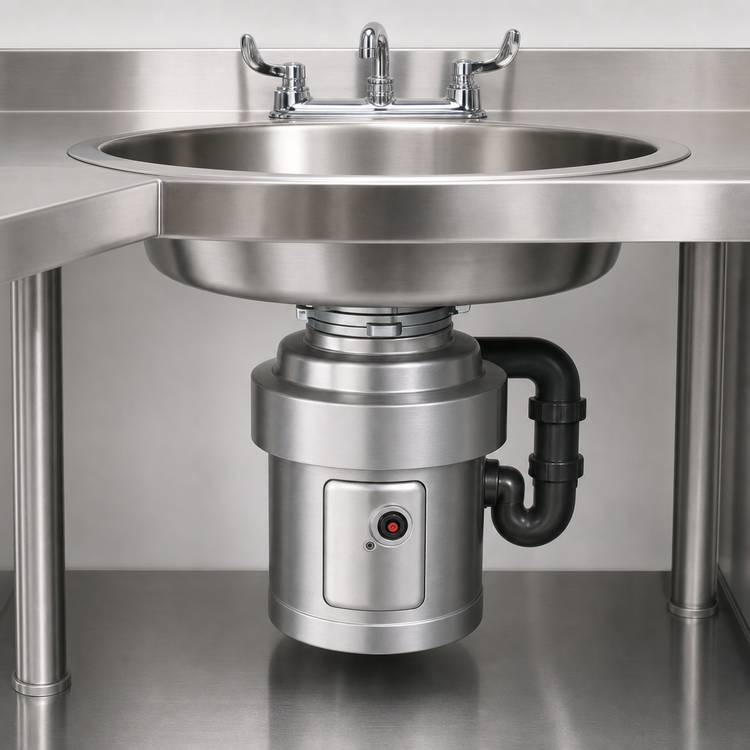 Product image #3 for InSinkErator SS-200 Medium-Capacity Food Waste Disposer Package with 18-Inch Bowl, 2 HP, Stainless Steel