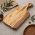 Thumbnail image #3 for American Metalcraft Olive Wood Free-Form Serving Board with Handle, 17-3/8 x 7-3/4 Inches