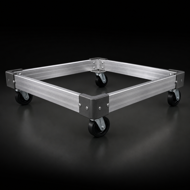 Product image #3 for Metro Made-to-Order 24 x 24 Inch Aluminum Truck Dolly Frame with Corner Bumpers
