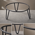 Thumbnail image #4 for American Metalcraft Loft Collection Rubberized Round Pizza Stand, 9.35-Inch, Black Rubber-Coated Steel