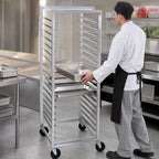 Thumbnail image #3 for Channel Manufacturing ETPR-3S Mobile Aluminum 12 x 20 Steam Table Pan Rack, Side-Load, 38-Pan Capacity, 3-Inch Spacing