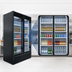 Thumbnail image #3 for Beverage-Air Marketeer MT53-1B Two-Section Reach-In Glass Door Refrigerated Merchandiser, Black, 41.66 Cu. Ft.