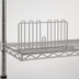Thumbnail image #3 for Eagle Group 36-Inch Stainless Steel Shelf Divider for Wire Shelving, 8-Inch High