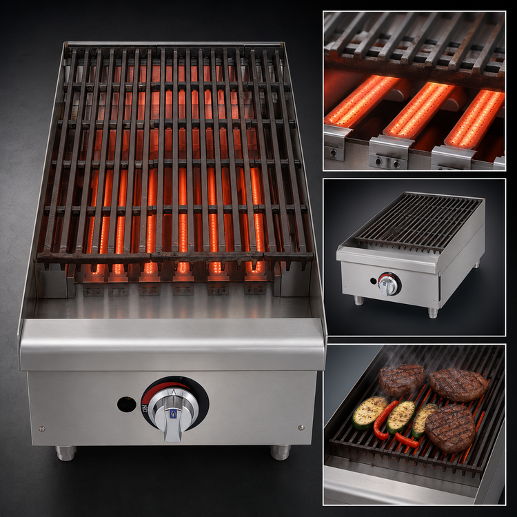 Product image #3 for Star-Max 15-Inch Countertop Radiant Gas Charbroiler