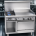 Thumbnail image #3 for US Range U48-2G36RS 48-Inch Gas Restaurant Range with 2 Open Burners, 36-Inch Griddle and Standard Oven