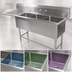 Thumbnail image #3 for John Boos Pro-Bowl 3-Compartment Sink with Left Drainboard, 14-Gauge Type 300 Stainless Steel