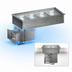 Thumbnail image #3 for Randell RCP-6 Drop-In Refrigerated Cold Pan, 6 Full-Size Pan Capacity, 82-1/8-Inch Wide