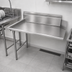 Thumbnail image #3 for Advance Tabco Straight Clean Dish Table with Left Mount, 47 x 30 Inches, 304 Stainless Steel