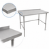 Thumbnail image #3 for John Boos Stallion 60 in. x 24 in. 16-Gauge Stainless Steel Work Table with 1-1/2 in. Rear Up-Turn and Safety Edge