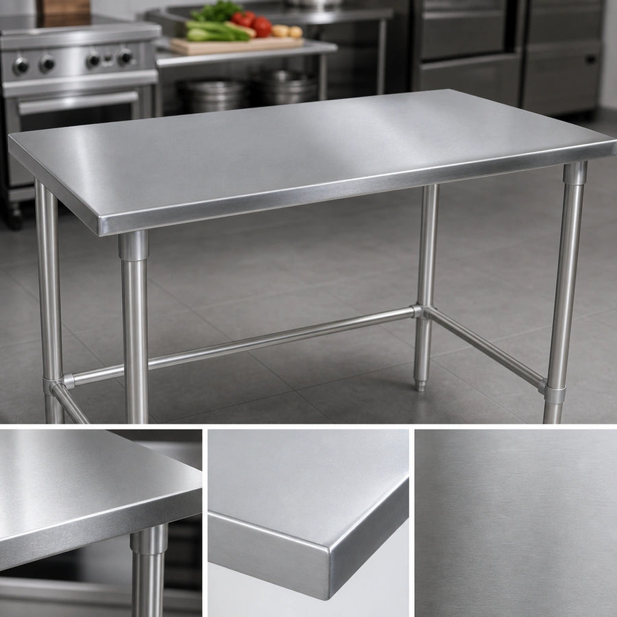 14-Gauge Stainless Steel Top