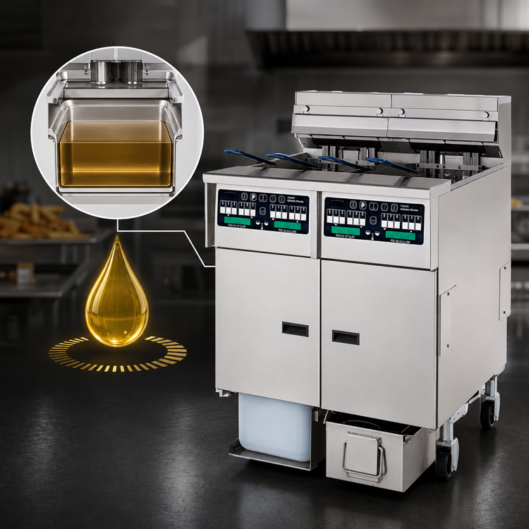 Product image #3 for Solstice Reduced Oil Volume Electric Fryer System with Built-In Filter Drawer