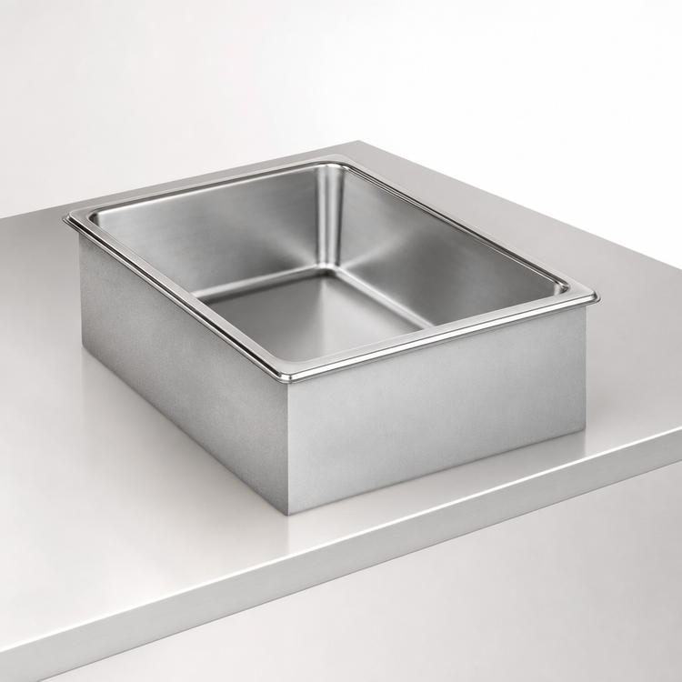 Product image #3 for Atlas Metal WICD-1 Deep 1-Pan Iced Cold Drop-In Cold Well