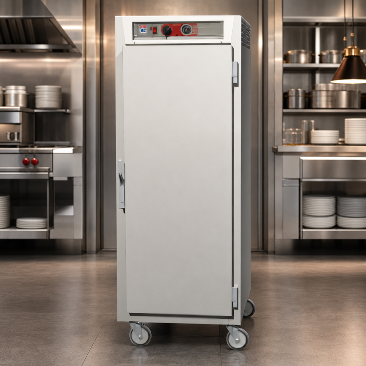 Product image #3 for Metro C5 6 Series Full-Height Mobile Heated Holding Cabinet with Solid Doors, 35 Pan Capacity, 120V