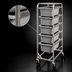 Thumbnail image #4 for All-Welded Stainless Steel End-Load 6-Lug Rack with 5