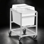Thumbnail image #4 for Channel Manufacturing PBA001 Aluminum Poly Box Rack, 1-Level, 5-Inch Swivel Casters