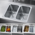 Thumbnail image #3 for Vollrath 9102-1 Weld-In Undermount Two-Compartment Stainless Steel Sink