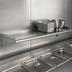 Thumbnail image #3 for Eagle Group Wall-Mounted Shelf, 48 Inch W x 12 Inch D, 16 Gauge Type 304 Stainless Steel