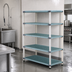 Thumbnail image #3 for MetroMax i 72-Inch Wide x 24-Inch Deep x 63-Inch High Stationary Polymer Starter Shelving Unit, 4 Open Grid Shelves