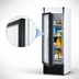 Thumbnail image #3 for Turbo Air TGM-14RV-N6 Single-Section Glass Door Refrigerated Merchandiser, 12.17 Cu. Ft., Bottom Mount