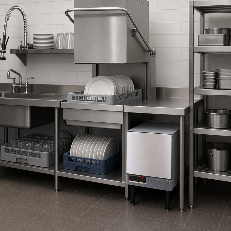 Product image #3 for Hatco Compact Electric Dishwasher Booster Water Heater, 6 Gallon, 5 kW, 208V, 1-Phase