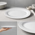 Thumbnail image #3 for Birkhall 10 x 8 Inch Oval Narrow Rim Porcelain Platter, White