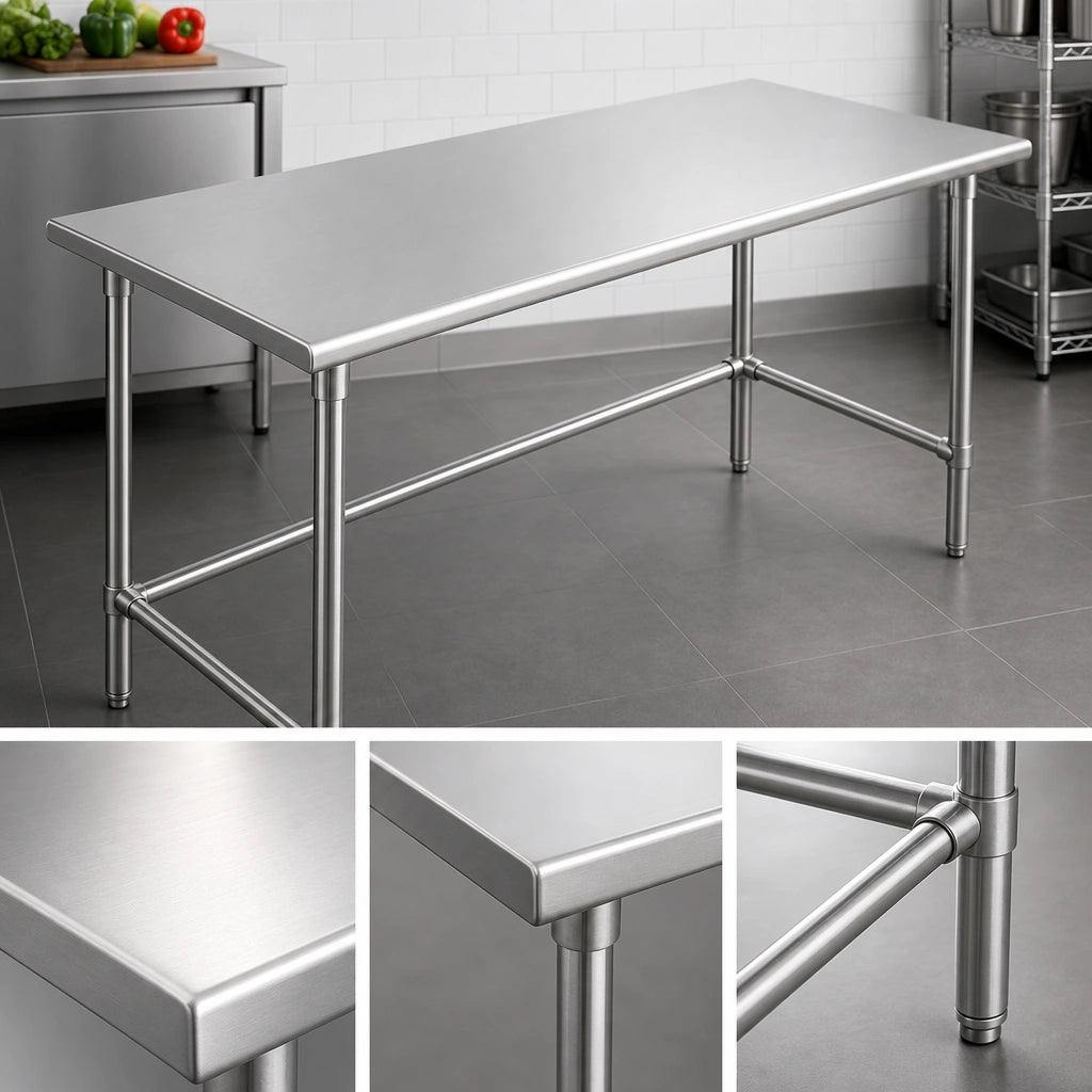 18-Gauge 400-Series Stainless Steel Top
