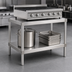 Thumbnail image #3 for New Age Stationary Aluminum Equipment Stand with 2 Adjustable Solid Shelves
