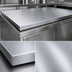 Thumbnail image #3 for John Boos Stainless Steel Countertop, 60 x 42 x 1-1/2 Inches, No Backsplash