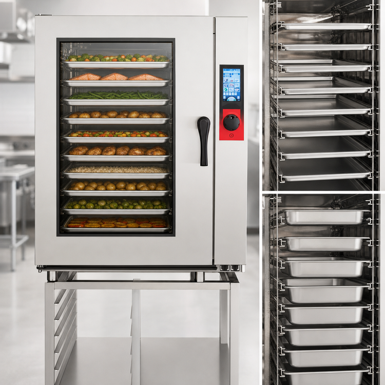 Product image #3 for Vulcan TCM Series 10-Level Half-Size Boilerless Gas Combi Oven