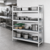 Thumbnail image #3 for Fermostock Stationary 4-Tier Polymer Starter Shelving Unit, 38