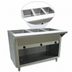 Thumbnail image #3 for Advance Tabco Triumph Supreme 47-1/8-Inch Stainless Steel Natural Gas 3-Well Open-Well Commercial Steam Table with Enclosed Base and Cutting Board Shelf