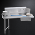 Thumbnail image #3 for John Boos JDTS-20-60R-X 60-Inch Soiled Straight Dish Table, Right-to-Left, with 20 x 20 Pre-Rinse Sink