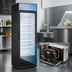 Thumbnail image #3 for Omcan 14 Cu. Ft. One-Section Reach-In Glass Door Refrigerator Merchandiser, Black