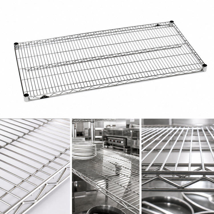 Product image #3 for Metro Super Erecta Super Wide 36 x 30 Inch Stainless Steel Wire Shelf