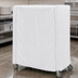 Thumbnail image #3 for Metro Waterproof Banquet Cart Cover with PVC Zipper, 36 x 18 x 54 Inches, White