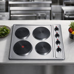 Thumbnail image #3 for Summit Commercial CSD4B24 24-Inch 4-Burner Electric Built-In Cooktop with Sealed Cast Iron Elements