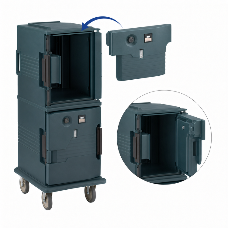 Product image #4 for Cambro Ultra Camcart Heated Replacement Retrofit Top Door for UPCH 800 Series, 110V