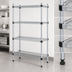 Thumbnail image #3 for EAGLEbrite Quad-Adjust 4-Tier Stationary Wire Shelving Starter Unit, 36
