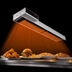 Thumbnail image #3 for Hatco Glo-Ray® High-Watt 72-Inch Lighted Dual Infra-Black Strip Heater with 6-Inch Spacer, 240V