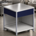 Thumbnail image #3 for Atlas Metal INFCC Mobile Utility Corner Station with Stainless Steel Top