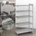 Thumbnail image #4 for Cambro Camshelving Premium Solid 5-Tier Add-On Shelving Unit, 18 x 36 x 84 Inches