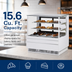 Thumbnail image #4 for Turbo Air 48-1/2-Inch Bakery Dry Case with Straight Front Glass and Sliding Rear Doors