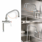Thumbnail image #3 for Fisher 29100 Commercial Add-On Faucet, 10-Inch Swing Spout, Brass, 3/8-Inch Male NPT Inlet