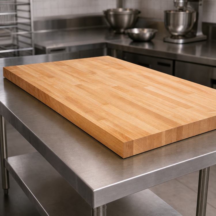 Product image #3 for John Boos 72-Inch x 48-Inch Edge Grain Maple Work Table Top, 1-3/4-Inch Thick