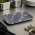 Thumbnail image #3 for American Metalcraft 12-Inch Rectangular Melamine Platter, Matte Marble Grey