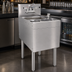 Thumbnail image #3 for Glastender 14-Inch Freestanding Underbar Mixology Unit with Sink, Rinser Faucet and Tool Well