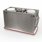Thumbnail image #3 for Carter-Hoffmann (Middleby) BH3S Heated 3-Silo Base and Plate Dispenser, Enclosed, Convertible, 10–12 in. Round Plates