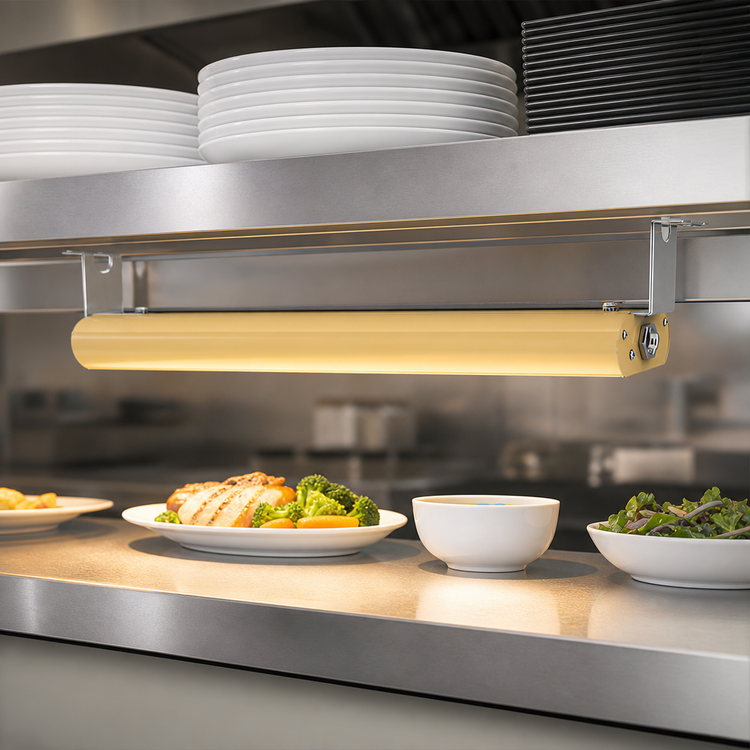 Product image #3 for Vollrath 42-Inch Low Profile Unlighted Strip Heat Lamp with Remote Toggle Switch