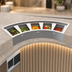Thumbnail image #3 for Randell Drop-In Curved Refrigerated 3-Pan Cold Food Unit