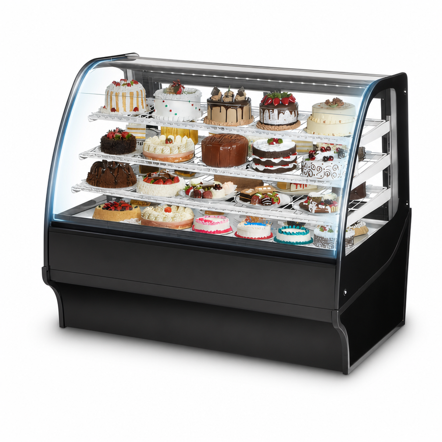 Curved Glass Merchandising Front